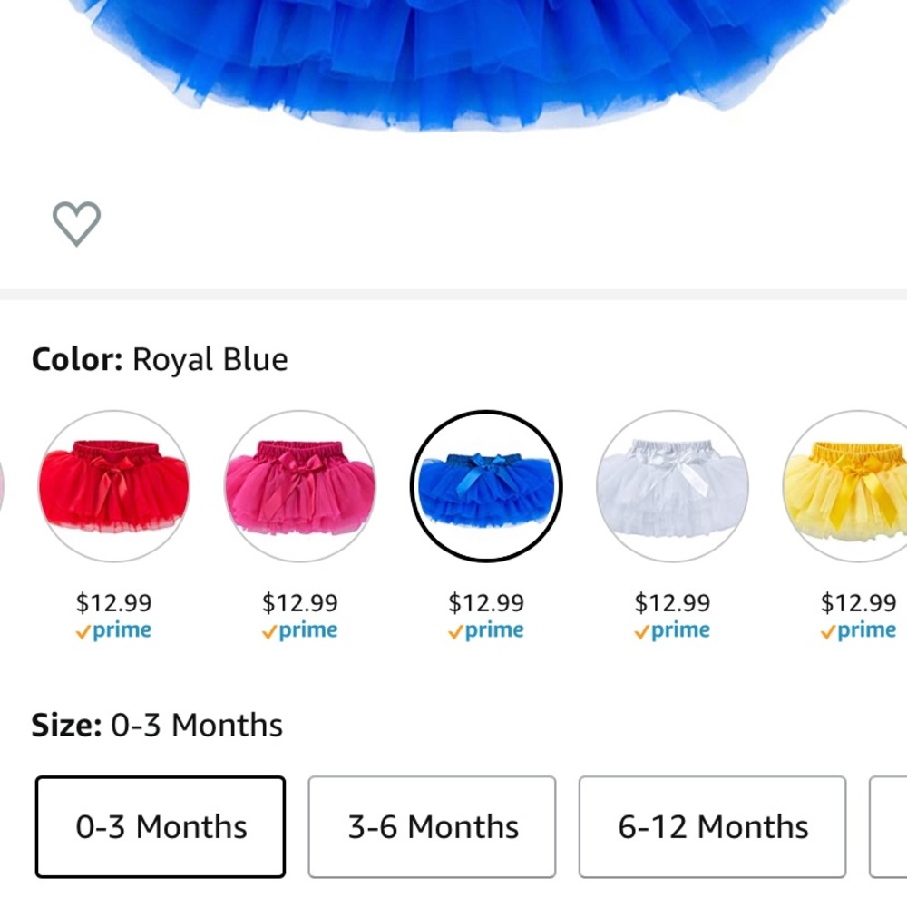 New Blue Baby TuTu - Picture 8 of 8